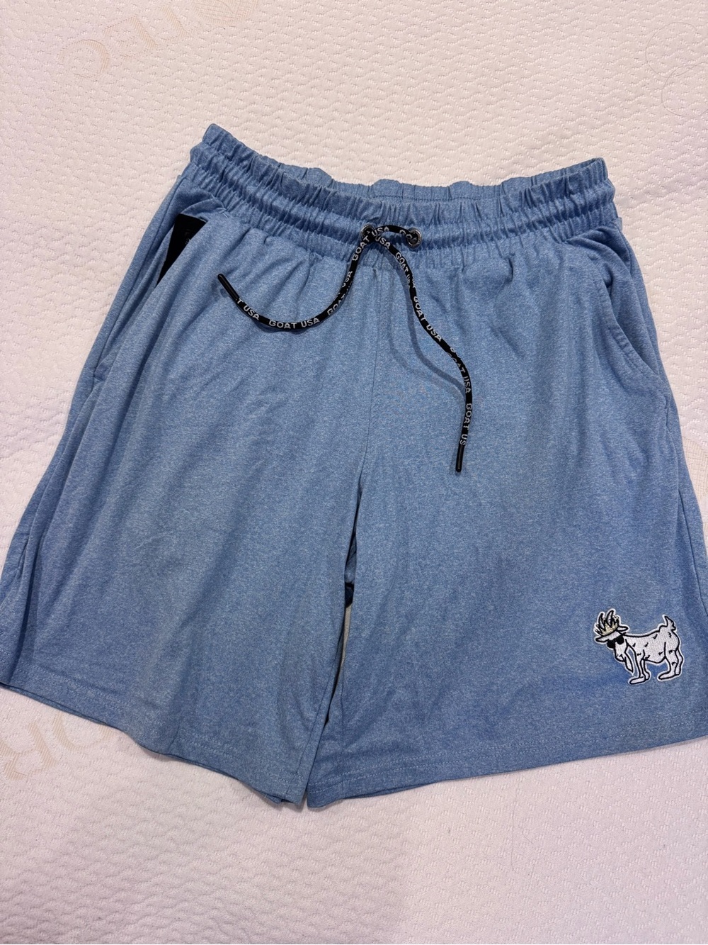 GOAT USA Men’s Blue Performance Athletic Shorts Medium